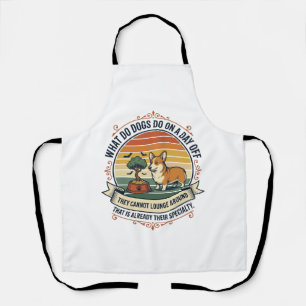 Tablier Chemise de citation de gravure vintage de jour de