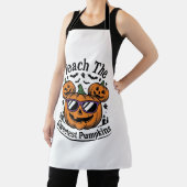 Tablier Chemise de citrouille de professeur Mignon Hallowe (Insitu)