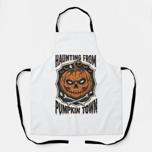 Tablier Chemise de citrouille d'Halloween Vintage Jack O L