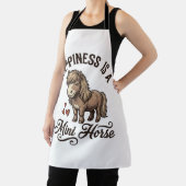 Tablier Chemise de conception de cheval miniature gravure  (Insitu)