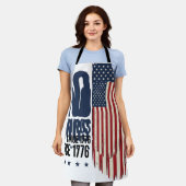 Tablier Chemise de conception de drapeau patriotique sans (Porté)