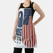 Tablier Chemise de conception de drapeau patriotique sans (Insitu)