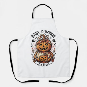 Tablier Chemise de grossesse citrouille Vintage Halloween