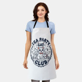 Tablier Chemise de l'amant de chat de thé Party - Chat de (Porté)