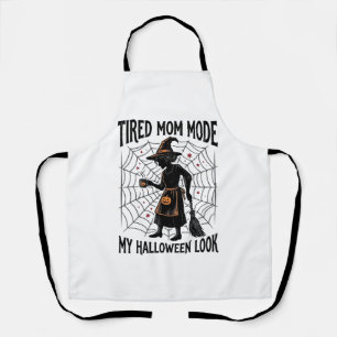 Tablier Chemise de maman d'Halloween Costume fatigué Graph