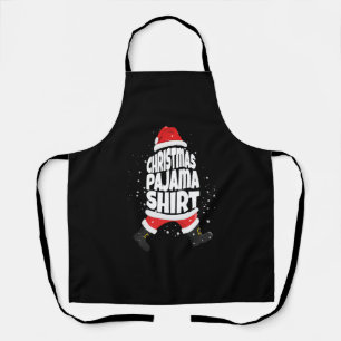 Tablier Chemise de Noël I Famille Noël Père Noël