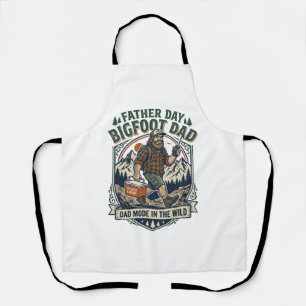 Tablier Chemise de papa Bigfoot pour la fête des pères, ca