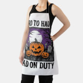 Tablier Chemise de papa Halloween difficile à hanter drôle (Insitu)