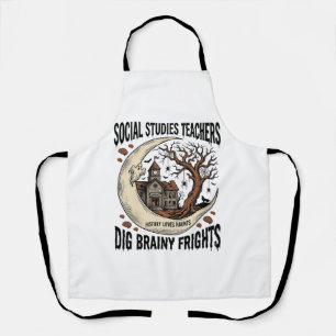 Tablier Chemise de professeur d'études sociales Épouvantai