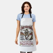 Tablier Chemise de skate longboard Jésus chrétien (Porté)