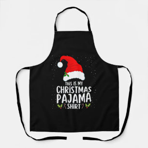 Tablier Chemise de sommeil du pyjama de Noël