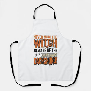 Tablier Chemise de sorcière d'Halloween Méfiez-vous du tec