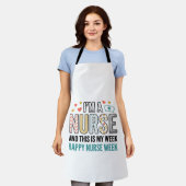 Tablier Chemise de typographie d'appréciation de la semain (Porté)