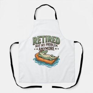 Tablier Chemise de vacances d'alligator à la retraite pas