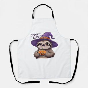 Tablier Chemise d'Halloween à sorcière mignonne - Creep It