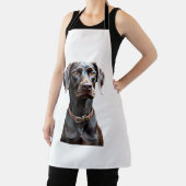 Tablier Chemise drôle de Pointer Mère Père Amateur de chie (Insitu)