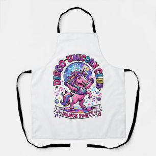 Tablier Chemise graphique du club de disco licorne commerc
