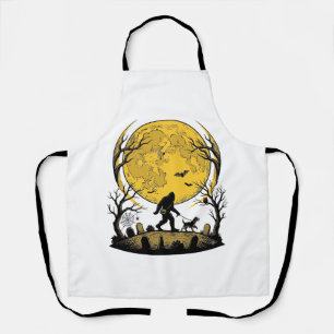 Tablier Chemise Halloween Bigfoot Pleine Lune Promenade Ch