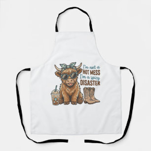Tablier Chemise occidentale au café de vache des Highlands
