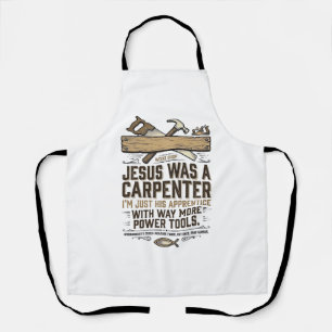 Tablier Chemise Vintage Apprenti Jésus Charpentre Menuisie