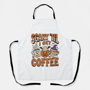 Tablier Chemise vintage Halloween Café Épouvantable jusqu'