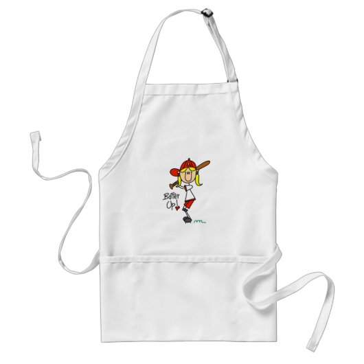 Tablier Chemises de baseball Batter Up et cadeaux (Devant)