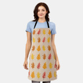 Tablier Chêne d'automne Feuilles (Porté)