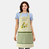 Tablier Chèques-dessert à tarte au citron et bandes (Porté)