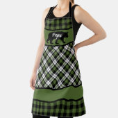 Tablier Chèques Papa Mama Ours Vert noir Buffalo (Insitu)