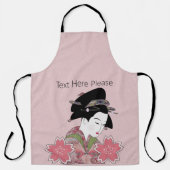 Tablier Cherry Blossom Geisha (Recto)