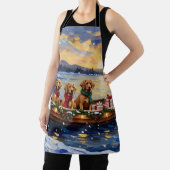 Tablier Chesapeake Bay Retriever Christmas Boat Holiday (Insitu)