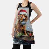 Tablier Chesapeake Bay Retriever Christmas Hunting Boat (Insitu)