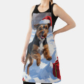 Tablier Chesapeake Bay Retriever Neige avec Casquette de N (Insitu)