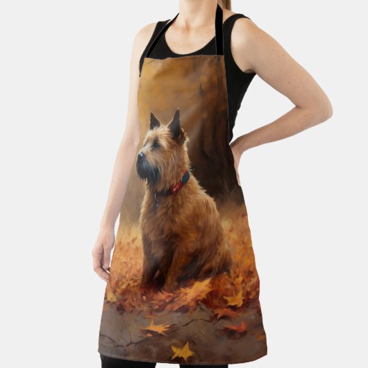 Tablier Chesapeake Bay Terrier en congé d'automne (Insitu)