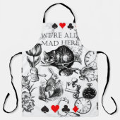 Tablier Cheshire Chat classique alice au merveilleux fou (Recto)