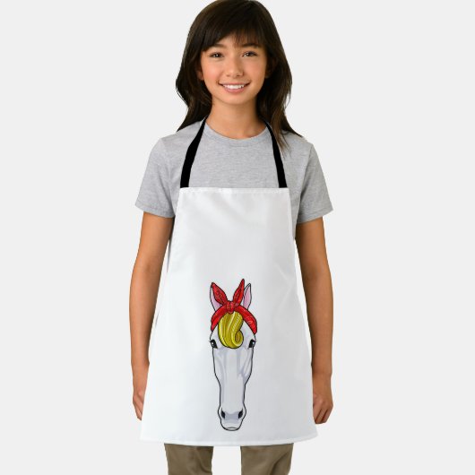 Tablier Cheval au ruban (Insitu)