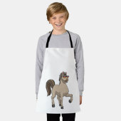 Tablier Cheval avec lunettes de soleil (Porté)