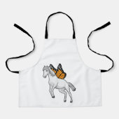 Tablier Cheval avec papillon (Recto)