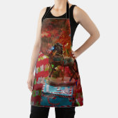 Tablier Cheval avec présentoirs Plate de mélamine (Insitu)