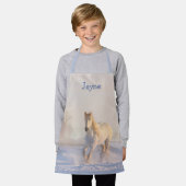 Tablier Cheval blanc dans les filles de neige Nom (Porté)