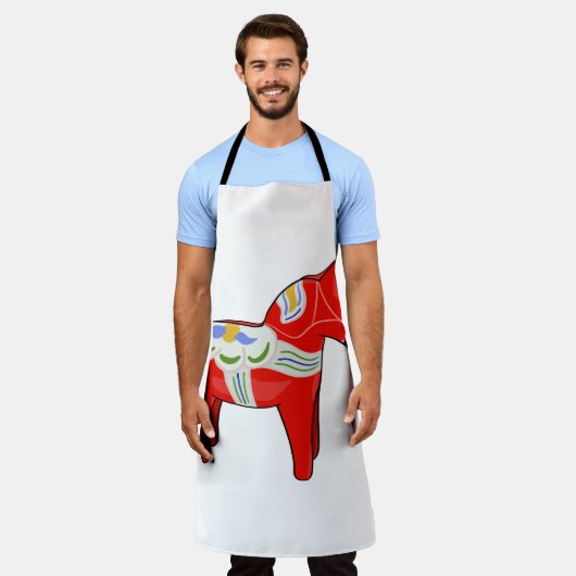 Tablier Cheval dalécarlien (Porté)