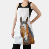 Tablier Cheval de la baie de dessin à la main (Insitu)