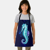 Tablier Cheval de mer de glace cristal sur Arrière - plan  (Insitu)