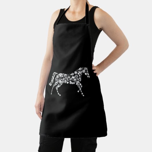 Tablier Cheval de Noël (Insitu)