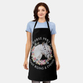 Tablier Cheval du logo Cercle Pony (Porté)