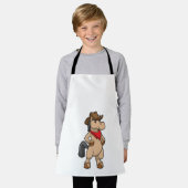 Tablier Cheval en cow-boy (Porté)