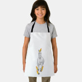 Tablier Cheval en flamme (Insitu)