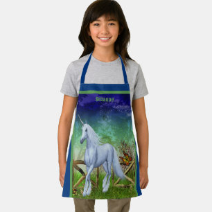 Tablier Cheval Unicorn à travers la porte Personnalisé