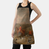 TABLIER CHEVAUX EN FONDS APRON (Insitu)