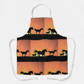 Tablier Chevaux sauvages (Recto)